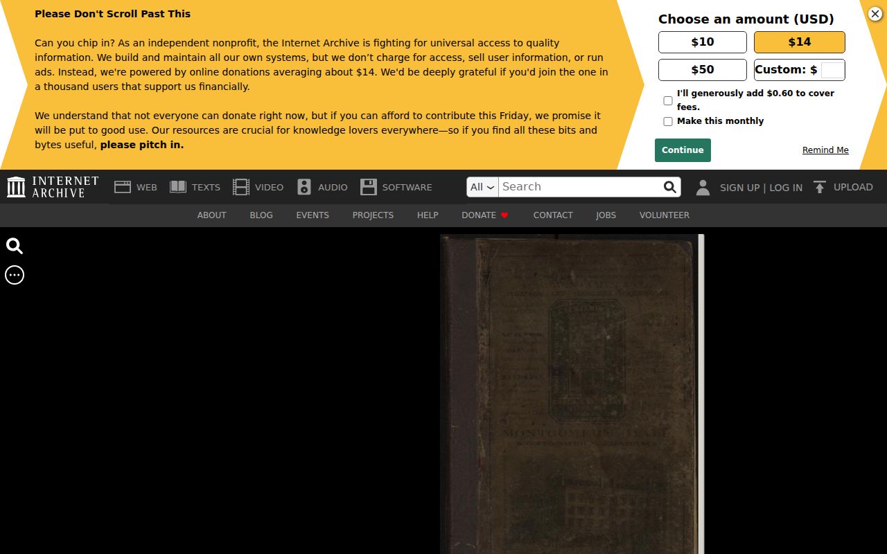 Montgomery city directory 1859 to 1860 digitized volume