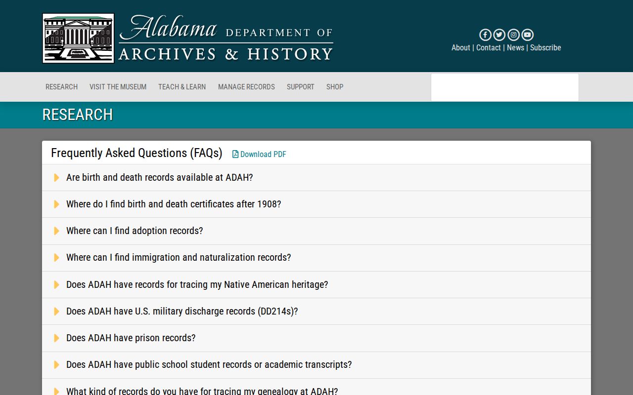 Montgomery residents directory Alabama archives genealogy guidance